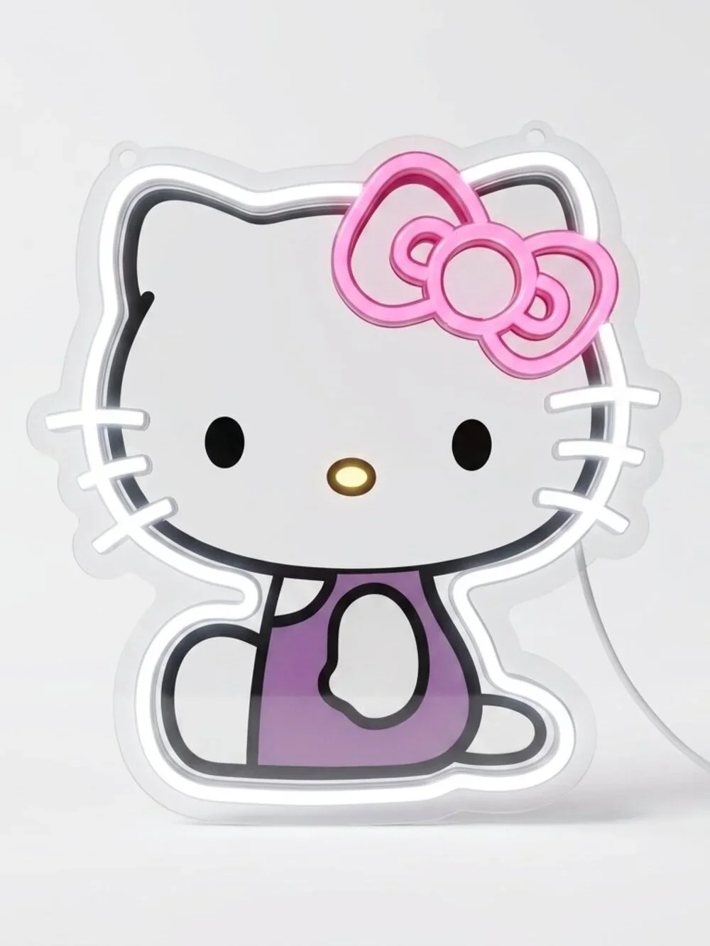 Hello Kitty LED Neon Wall Light Pink Bow Decor